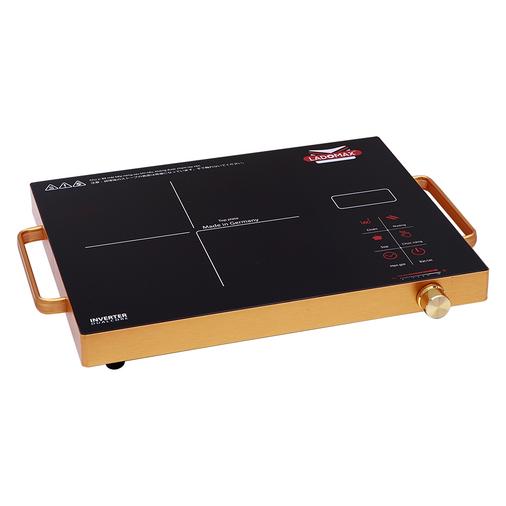 Bếp hồng ngoại đơn không kén nồi, bếp điện hồng ngoại Ladomax HA-666 công suất 2200W