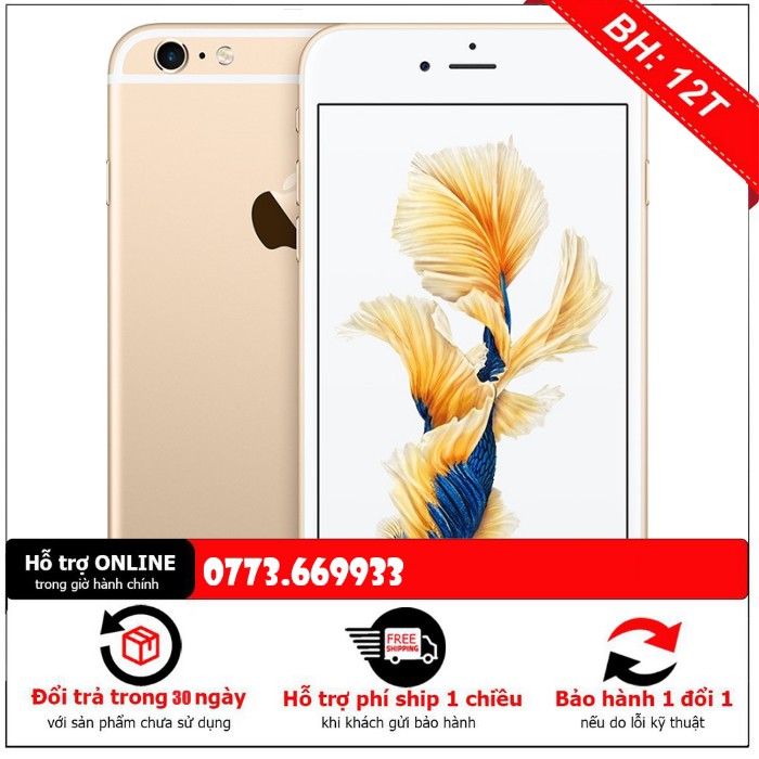 [Mã SKAMA06 giảm 8% đơn 250k]Điện thoại iphone 6s 64GB quốc tế fullbox qua sử dụng