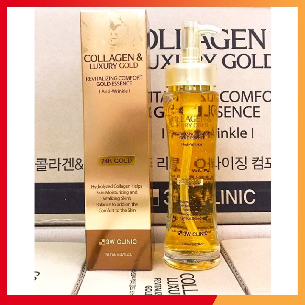 Serum Collagen & Luxury 24k Gold Cao Cấp 3W CLINIC