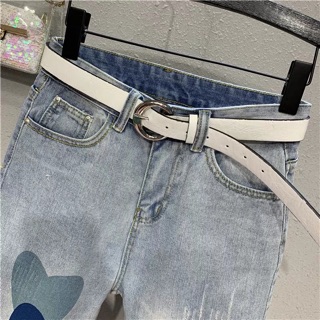 Quần baggy jeans trái tim