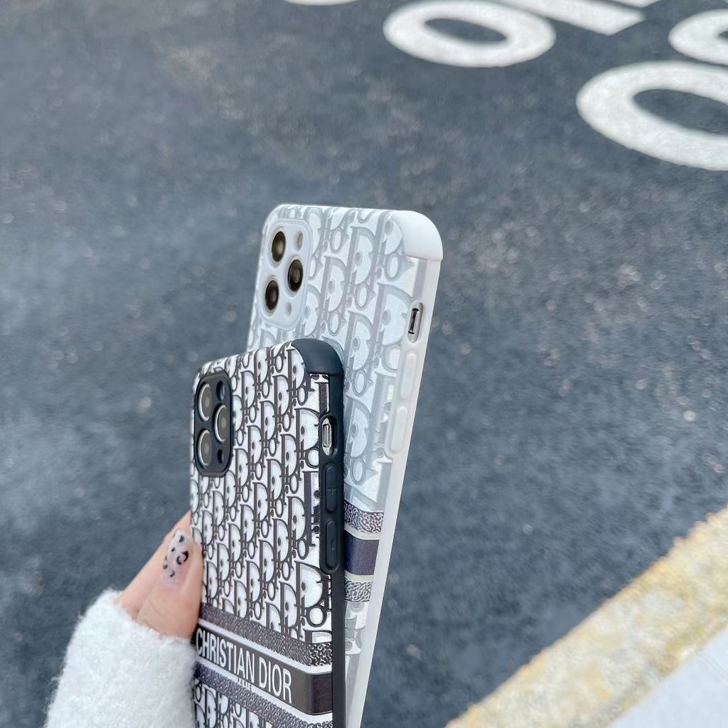 Ốp điện thoại kiểu hành lý in logo Dior cho iPhone 12/Pro/Pro Max 11/Pro/Pro Max 7 8 + X XS XR XS MAX | BigBuy360 - bigbuy360.vn