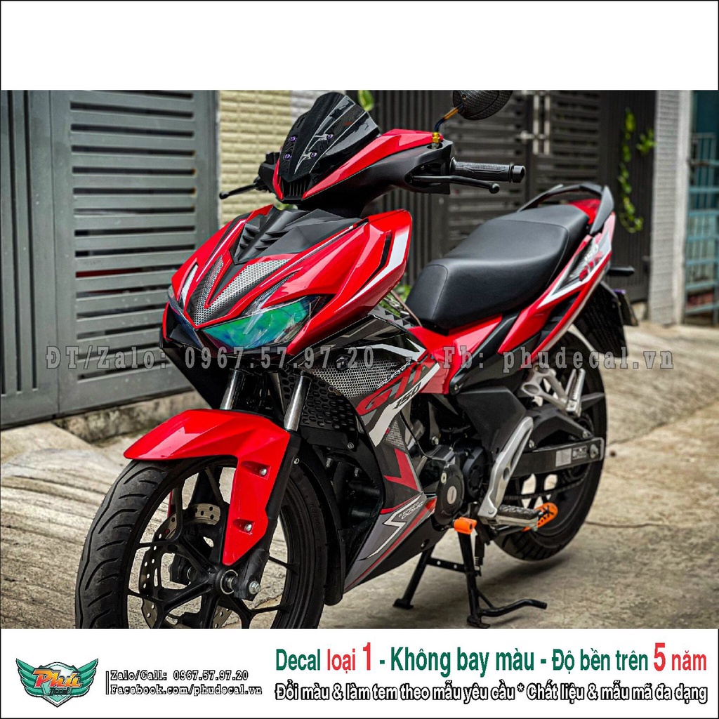 Tem rời Winner x Gtr đỏ đen (2)