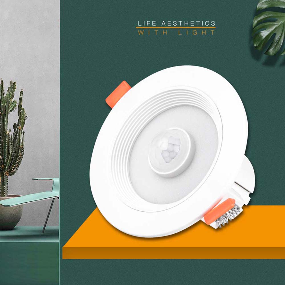 Đèn Led Gắn Trần Cảm Biến Chuyển Động 220v 5w 9w