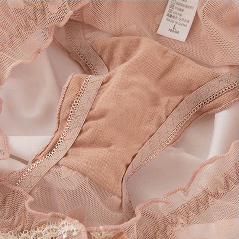 Quần lót nữ cotton ren lưới kháng khuẩn thoáng mát phối nơ xinh siêu tôn dáng 03