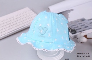 Mũ vành micky thời trang cho bé