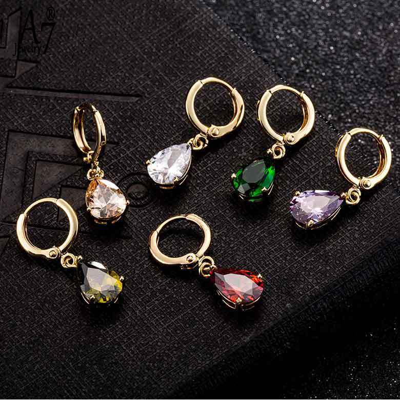 Bông tai mạ bạc 925 đính đá xinh xắn thời trang cho nữ