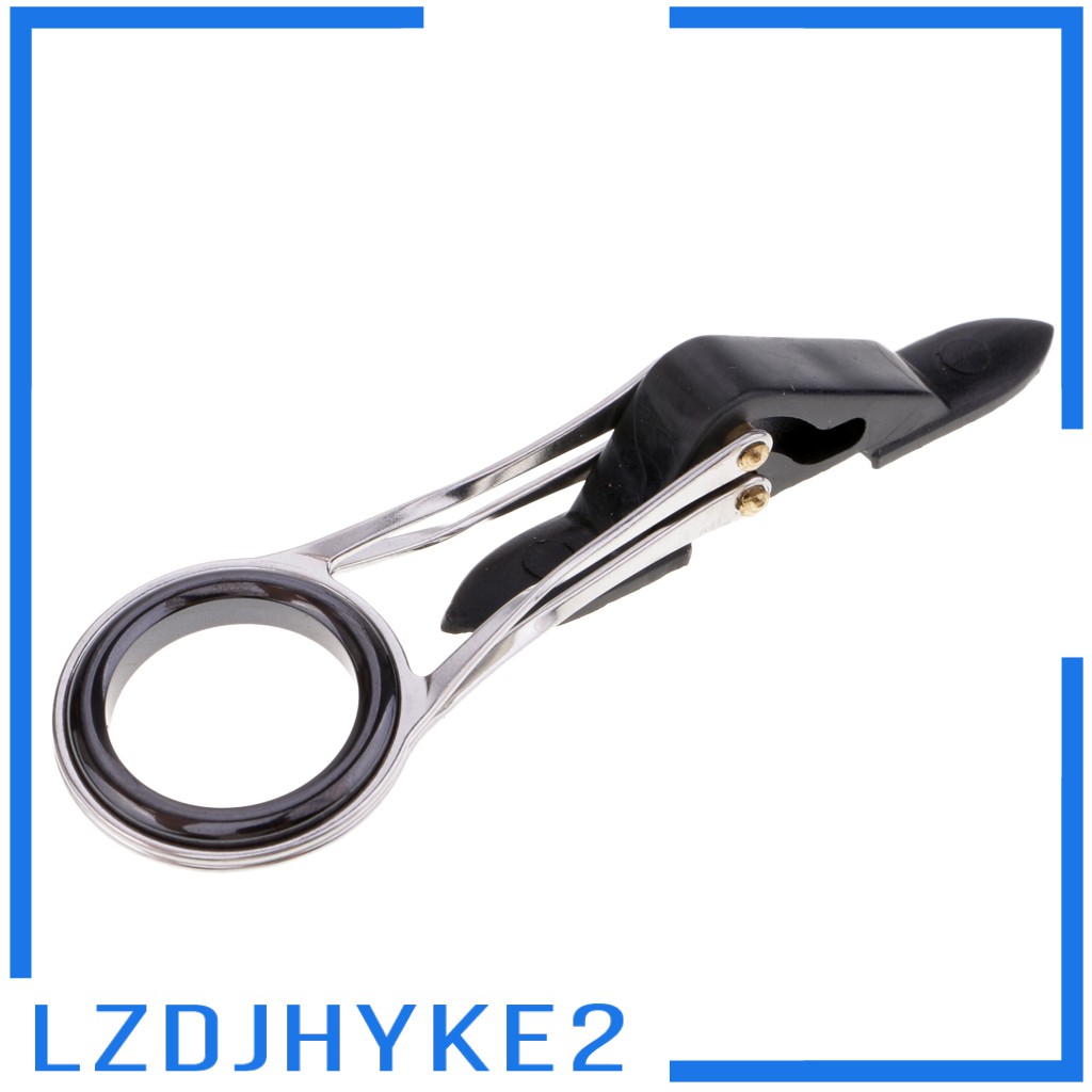 Vòng Dẫn Sửa Chữa Cần Câu Cá Hình Oval Bằng Gốm lzdjhyke2 Có Thể Gập Lại DIY