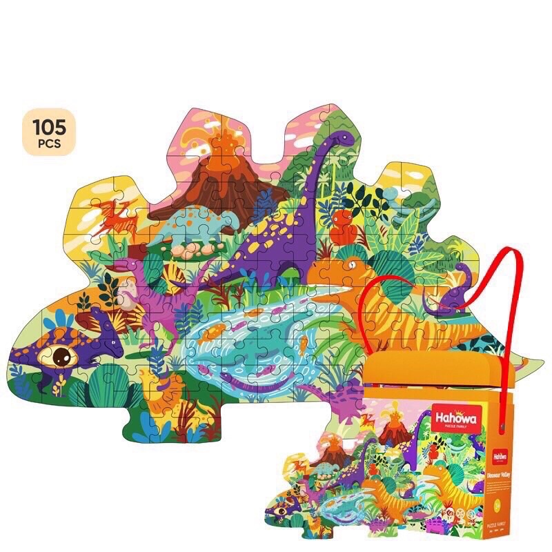 Đồ chơi ghép hình Puzzel 105 mảnh khủng long cho bé.