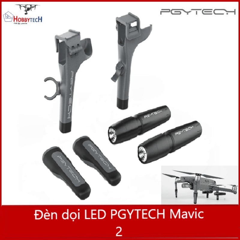 Đèn dọi LED Mavic 2 pro zoom - chính hãng PGYtech - phụ kiện mavic 2 - sử dụng trong điều kiện thiếu sáng - trời đêm.