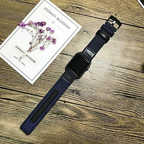 Dây Đeo Sợi Nylon Cho Đồng Hồ Thông Minh Apple Watch Iwatch Series 1 2 3 4 5 6 SE 38mm 40mm 42mm 44mm Series 7 41mm 45mm