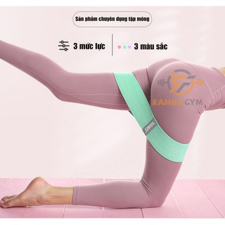 [HOANRBG10 giảm 10% giá trị đơn hàng ] Dây tập mông vải đàn hồi Aoilikes tập mông