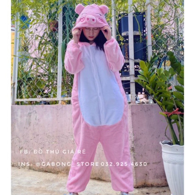 [ ẢNH THẬT ] bộ đồ thú 💥FREESHIP 💥giảm 20k khi nhập mã [ DOTHU20K1] heo hồng | BigBuy360 - bigbuy360.vn