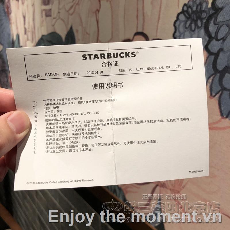 STARBUCKS Ly Uống Nước Starbuck Hình Chú Vẹt Dễ Thương 2018