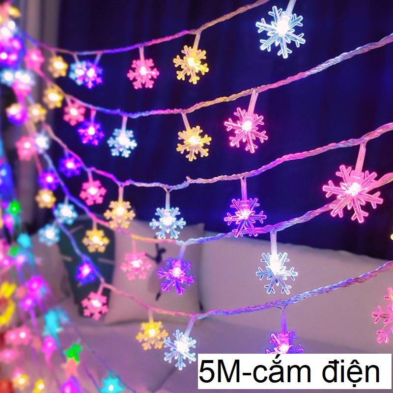 Đèn LED Giáng Sinh trang trí cây thông hình người tuyết, ông già Noel LGS2