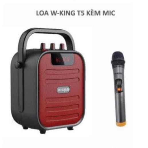 LOA HÁT KARAOKE W-KING T5 MINI-LOA BLUETOOTH KARAOKE XÁCH TAY NHỎ GỌN|CÓ MICRO, ĐIỀU KHIỂN ĐI KÈM