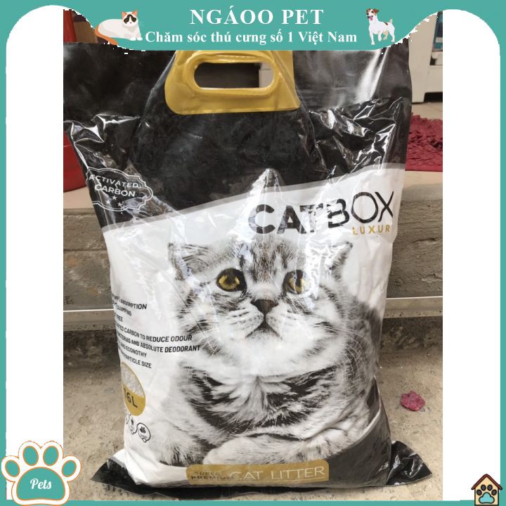 Cát Vệ Sinh Cho Mèo CATBOX Cát CAT BOX Đủ Mùi Loại 16L