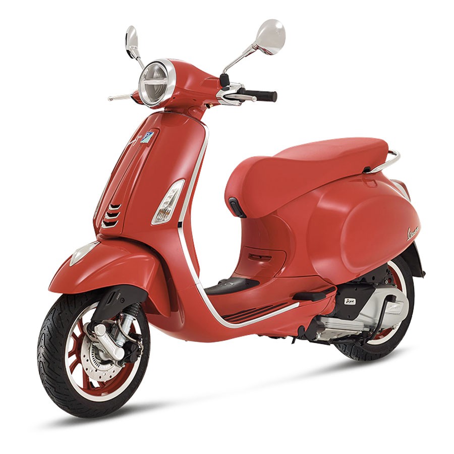 Xe máy Vespa Primavera ABS Động Cơ iGet 125cc Red - Đèn Led - Mới 100%