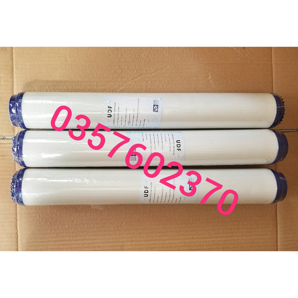 3 Lõi lọc nước số 3 UDF NHẬP 20 Inch CHUẨN DÙNG CHO MÁY RO VÀ BỘ LỌC THÔ