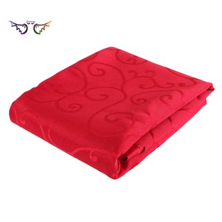 Khăn trải bàn tròn 101.6 cm màu đỏ