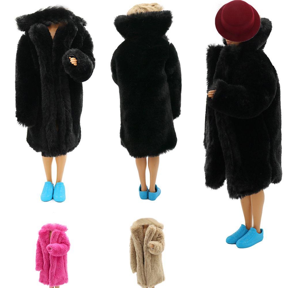 Layor1 Áo Khoác Lông Xù Xinh Xắn Đáng Yêu Cho Búp Bê