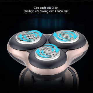 Máy cạo râu mini có 3 đầu chức năng