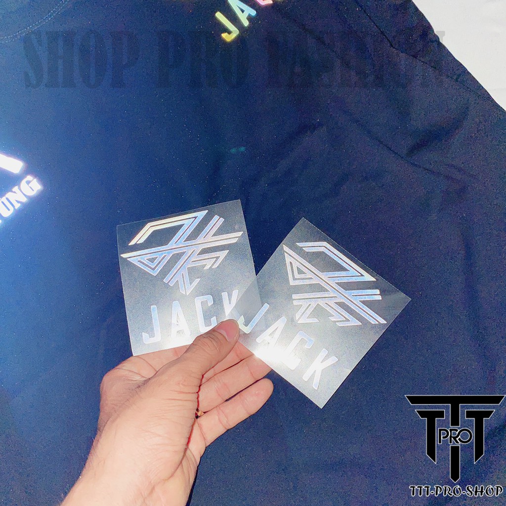 Logo jack j97 Phương Tuấn decal phản quang 7 màu, decal phản quang bạc, là, ủ, ép nhiệt vào tất cả loại áo TTT-RPO SHOP | BigBuy360 - bigbuy360.vn