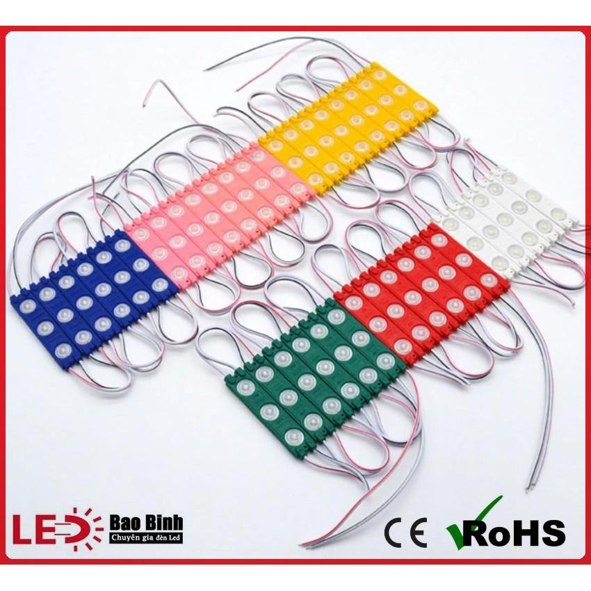 Led 3 Mắt 6113 Màu Xanh, Đỏ