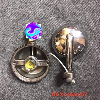 Đế đèn xi nhan sau 67 inox