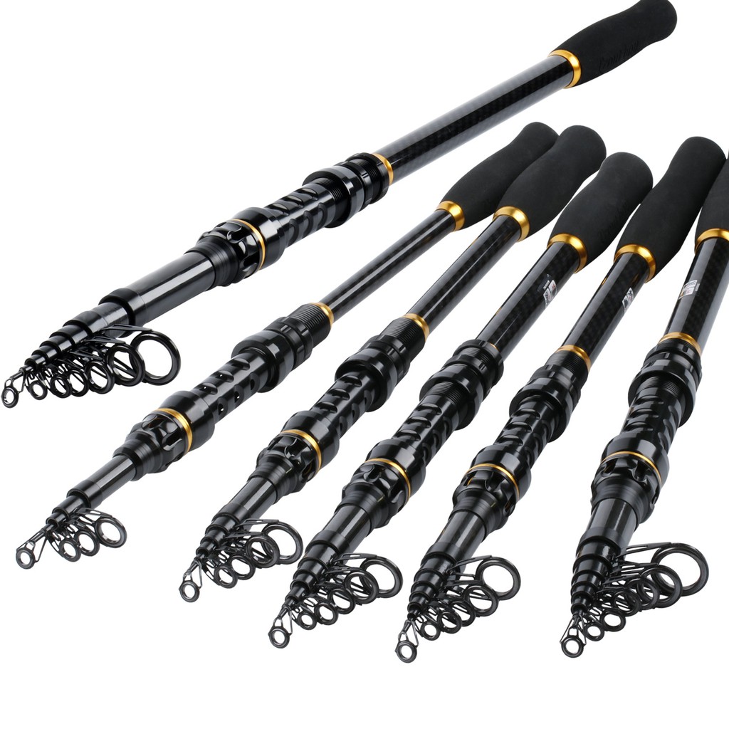 SOUGAYILANG Cần Câu Cá Bằng Sợi Carbon Siêu Cứng Siêu Nhẹ Có Thể Thu Gọn 2m - 4m