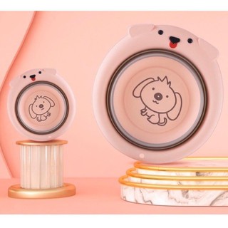 Chậu rửa mặt gấp gọn💕FREESHIP💕chậu hình cún siêu cute cho bé💕