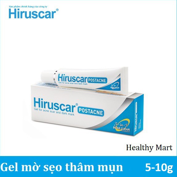 ✔️️️️Gel làm mờ sẹo mụn và thâm mụn Hiruscar Post Acne