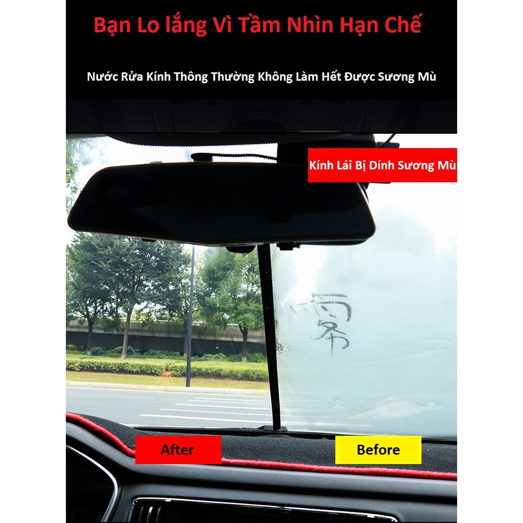 Chai xịt phủ nano chống nước cho kính lái, gương chiếu hậu CarPro M-8008 dung tích 100ml -TC AUTO