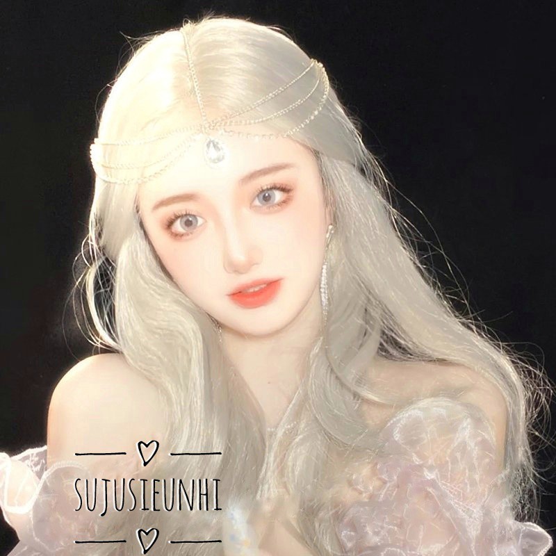 (có video) Vòng đội đầu hình giọt nước đính đá- phụ kiện trang trí tóc cosplay tiên nữ