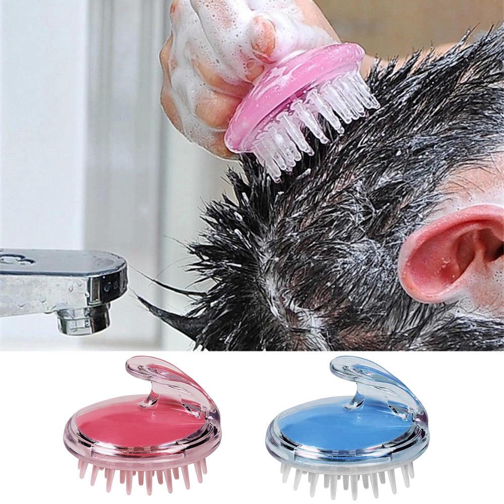 1 Bàn Chải Silicone Mát Xa Da Đầu