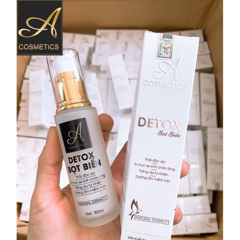 Detox bọt biển A comestic 80ml, Mặt nạ sủi bọt thải độc
