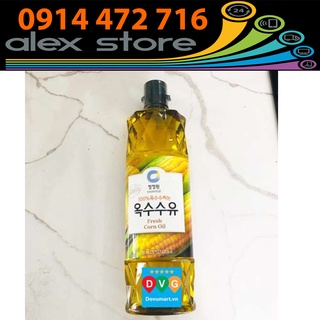 Dầu Ngô Bắp Hàn Quốc Daesang 900ml ( 826g) - Fresh Corn Oil