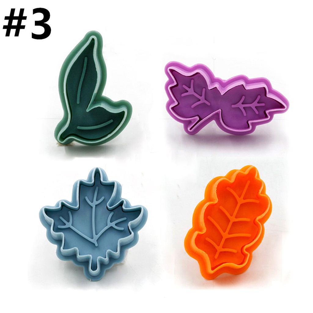 Bộ 4 khuôn làm bánh cookie hình hoạt hình
