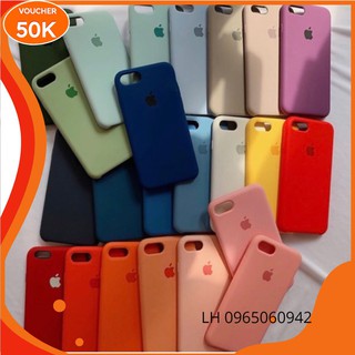 ✨Iphone 6 đến xs max ✨#Sỉ 25k- Ốp chống bẩn dễ lau chùi logo quả táo lót nỉ chống sốc silicon