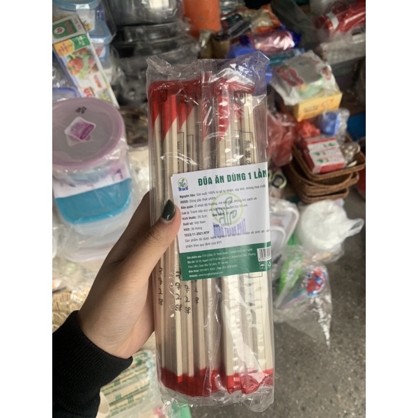 Bó đũa tre sạch dùng 1 lần - hàng đẹp