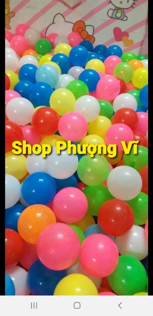 Combo túi 10 quả bóng nhựa 8cm hàng Việt Nam ( hình thật)