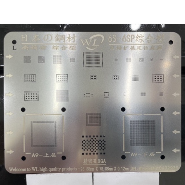 Vỉ làm chân ic trên main đt táo từ 6G - 13PM