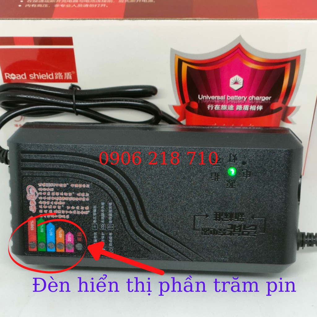 Sạc 72v-20ah tự ngắt chống phồng bình dành cho xe điện (6 bình acquy)