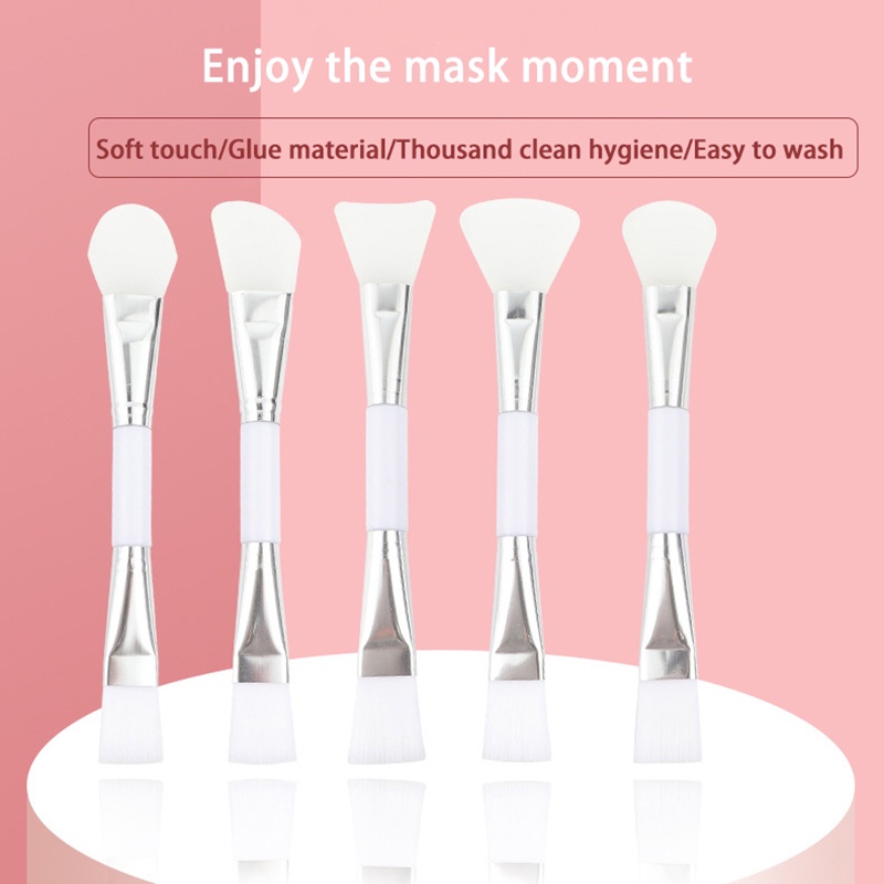 Cọ Silicone Hai Đầu Dùng Để Phết Mặt Nạ Chăm Sóc Da Cho Nữ