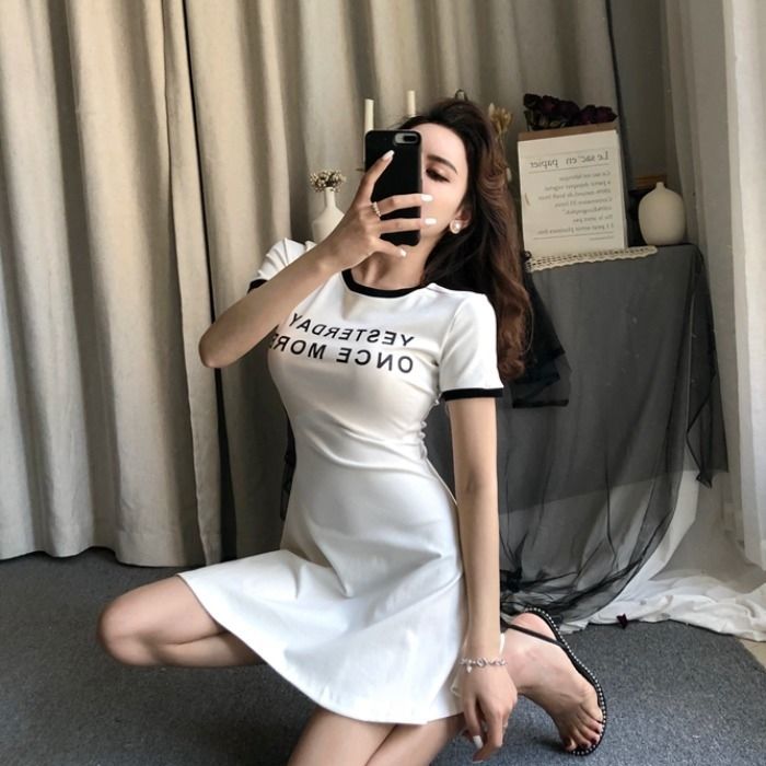 Đầm Thun Ôm Dáng Thời Trang Dành Cho Nữ | BigBuy360 - bigbuy360.vn