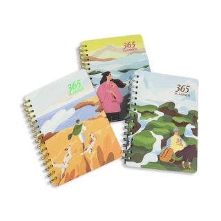 365 Undated Planner - Daily Planner - Sổ kế hoạch 365 ngày ( Tặng kèm 3 tấm sticker ) - Nguyễn Trắc