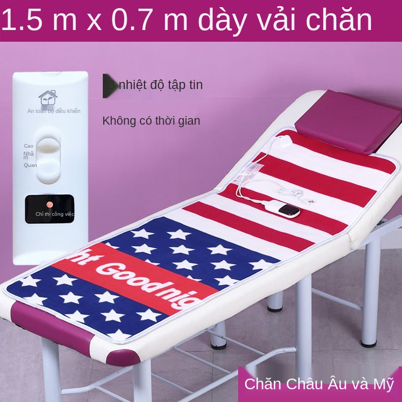 ☈Chăn điện đơn không thấm nước giường thẩm mỹ viện đặc biệt massage nệm nhỏ trên ghế sofa 70cm60