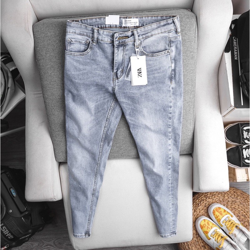 Quần jean nam cao cấp slim fit 3 màu VNXK