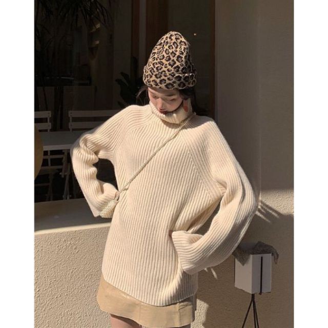 ÁO LEN GÂN CỔ LỌ ULZZANG sale12.12