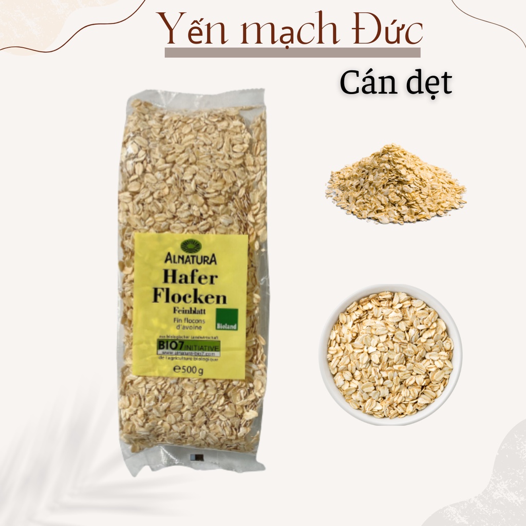 500g Yến mạch cán dẹt Hafer Flocken