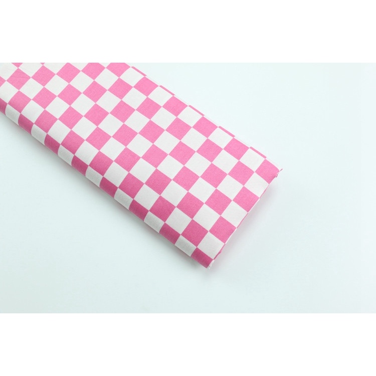 Tấm Vải Sợi Chéo Cotton Họa Tiết Kẻ Ô 2cm Làm Đồ Thủ Công